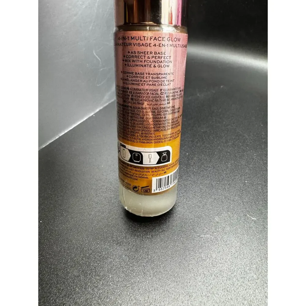 NWT Revolution Bright Light 4-in-1 Face Glow Shade Medium SEALED